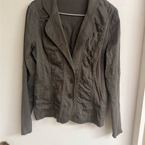 XCVI Olive Blazer Jacket
